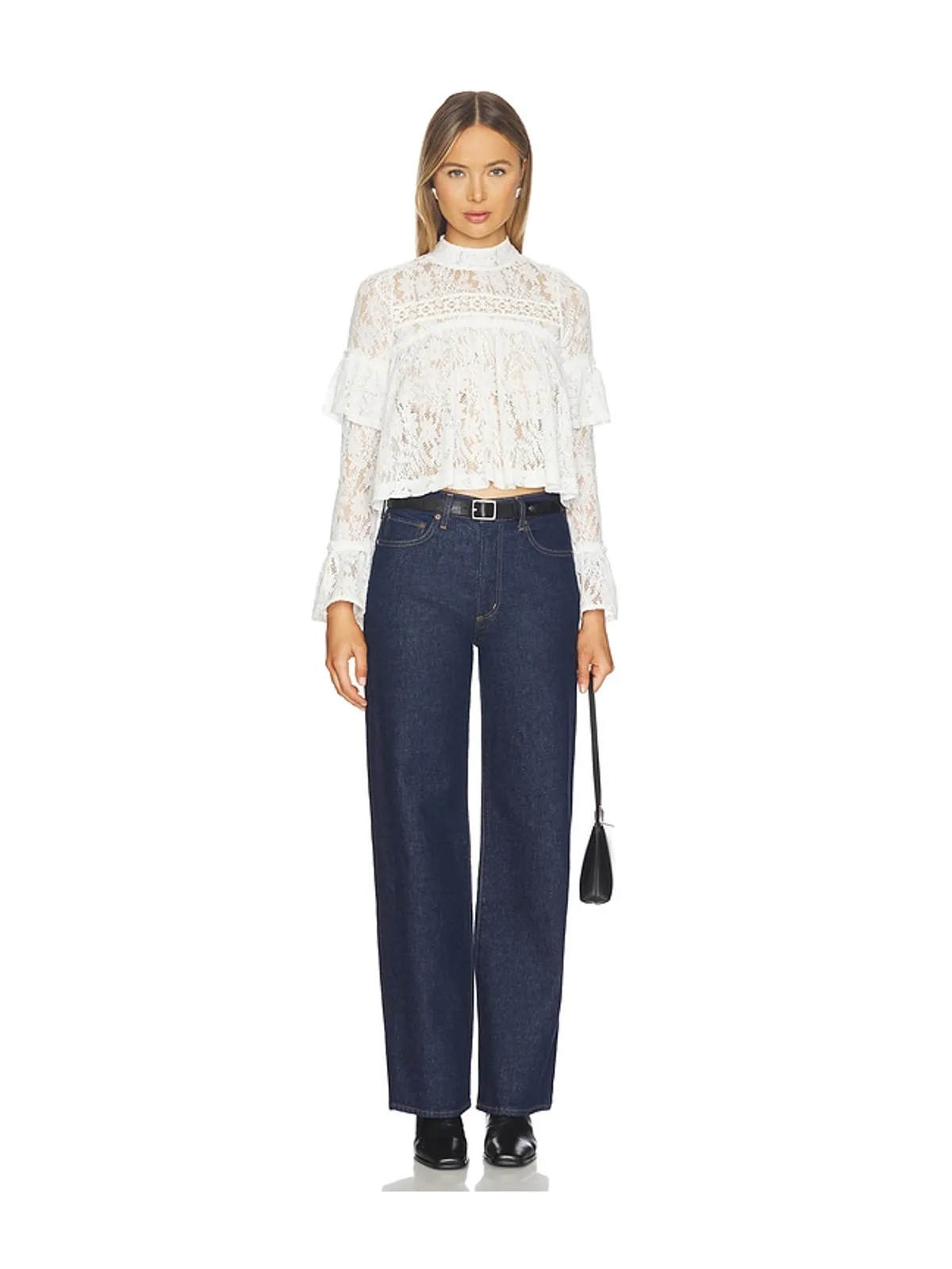 Free People LILABETH レーストップス - 画像4