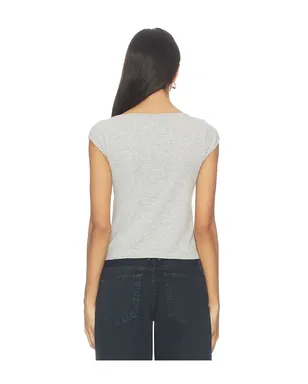 Free People FREE PEOPLE SO SOFT シームレスモダールTシャツ - サムネイル3