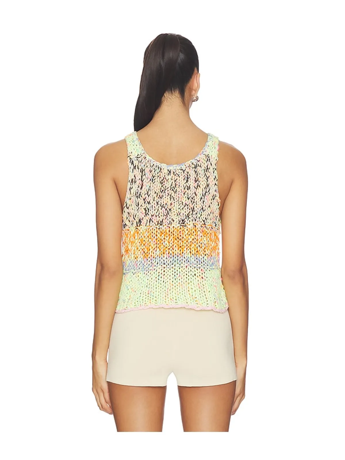 Free People FREE PEOPLE FLEA MARKET タンクトップ - Green,Orange. - 画像3