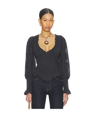 Free People SMOCKED IN LOVE トップ - サムネイル1