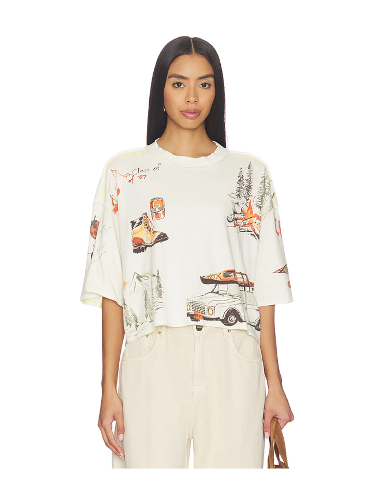 Free People WE THE FREE MOUNTAIN VIEW グラフィックTシャツ - 画像1
