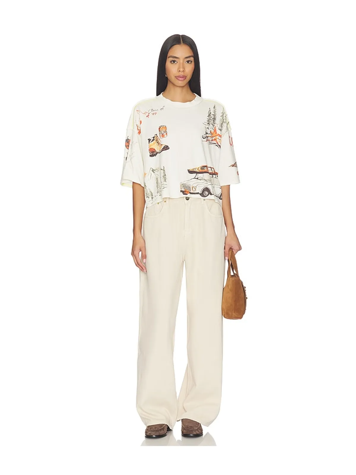 Free People WE THE FREE MOUNTAIN VIEW グラフィックTシャツ - 画像5