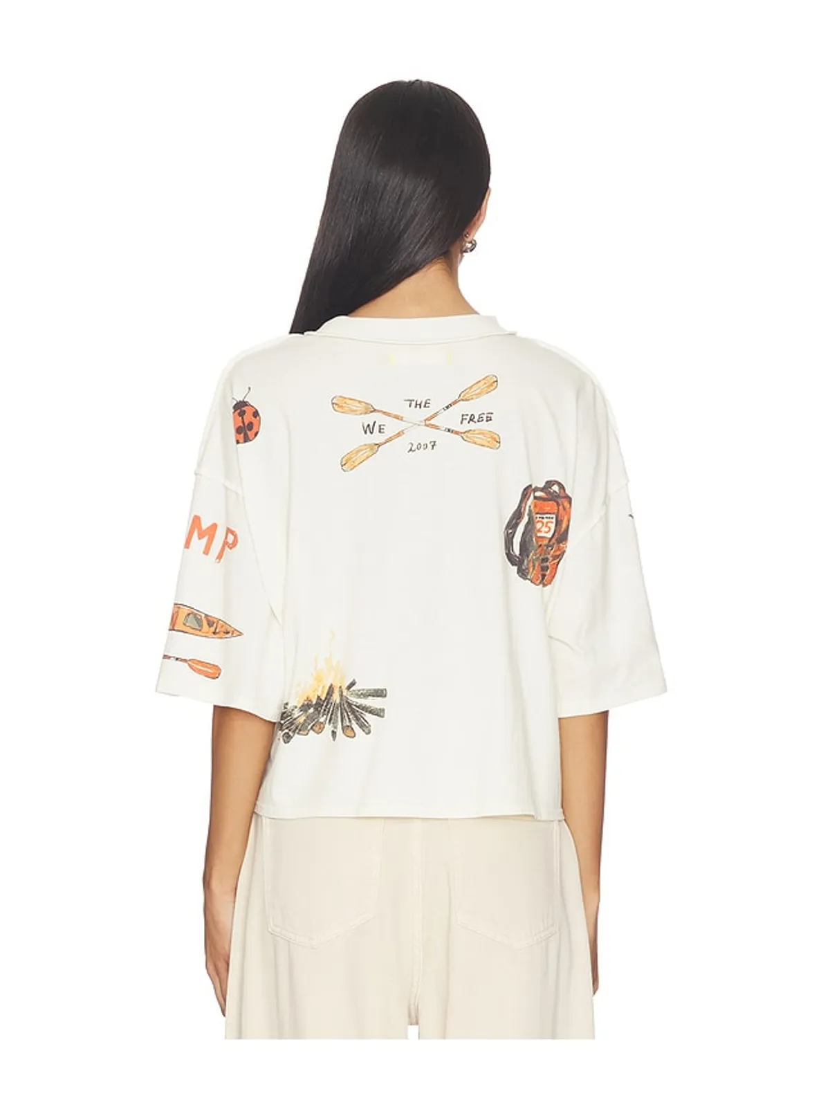 Free People WE THE FREE MOUNTAIN VIEW グラフィックTシャツ - 画像4