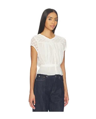 Free People FREE PEOPLE GLIMMER 刺繍入りトップ - サムネイル2