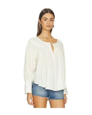 Free People MALIBU クリンクルトップ - サムネイル2