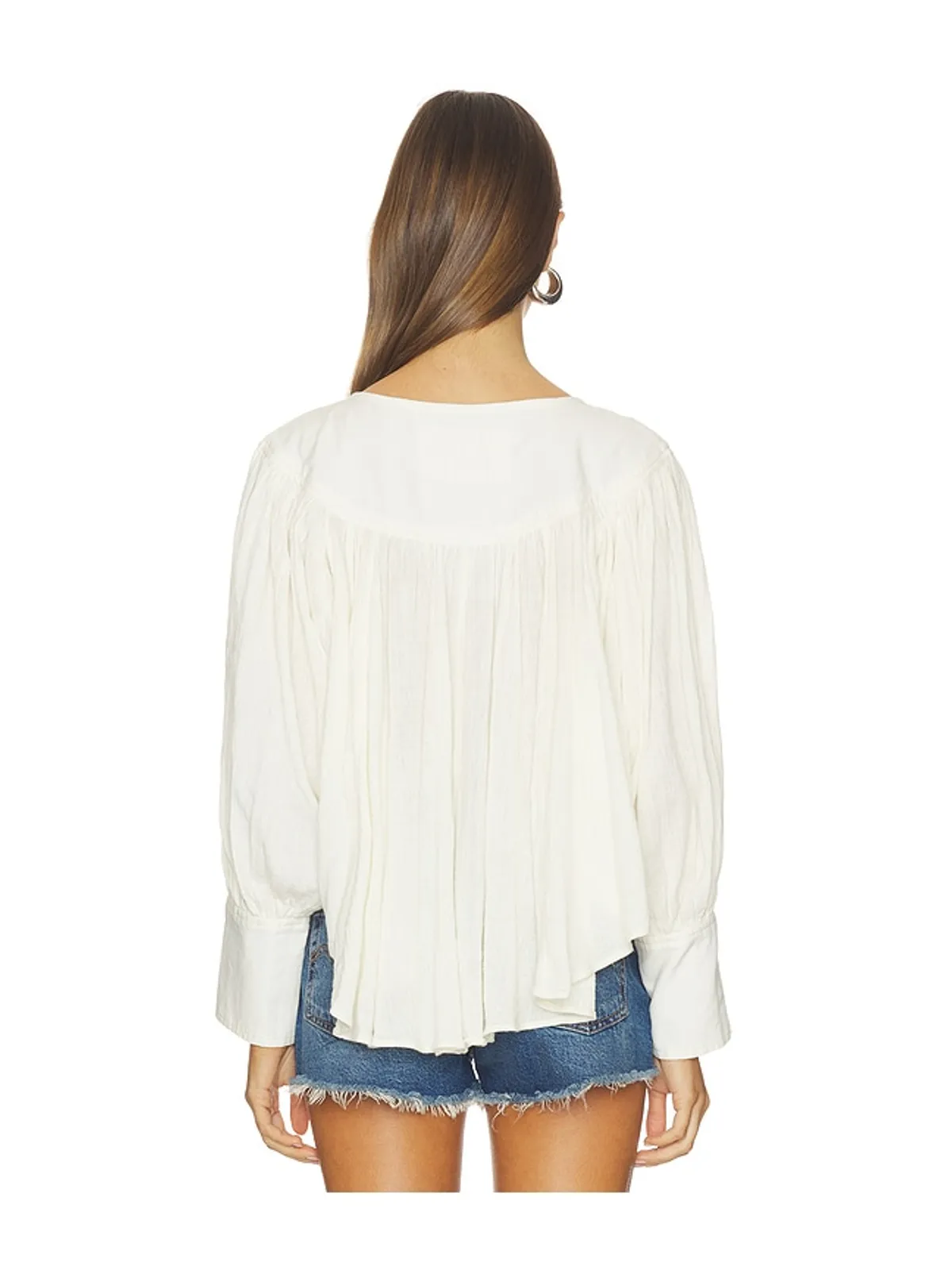 Free People MALIBU クリンクルトップ - 画像3