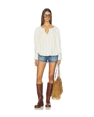 Free People MALIBU クリンクルトップ - サムネイル4