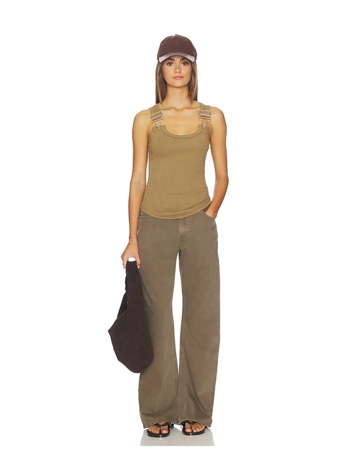 Free People WE THE FREE JAMIE バックルタンクトップ - 画像4