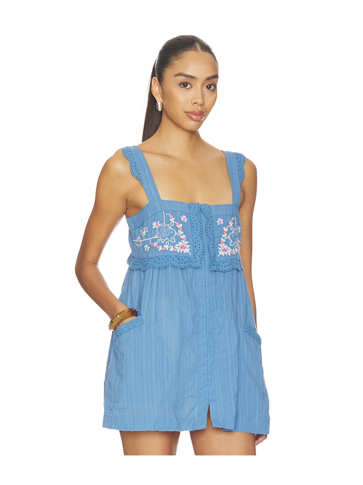 Free People FREE PEOPLE FARRAH 刺繍入りチュニック - 画像2
