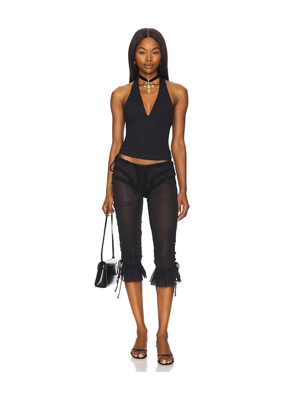 Free People FREE PEOPLE STILL HERE ホルタートップ - 画像4