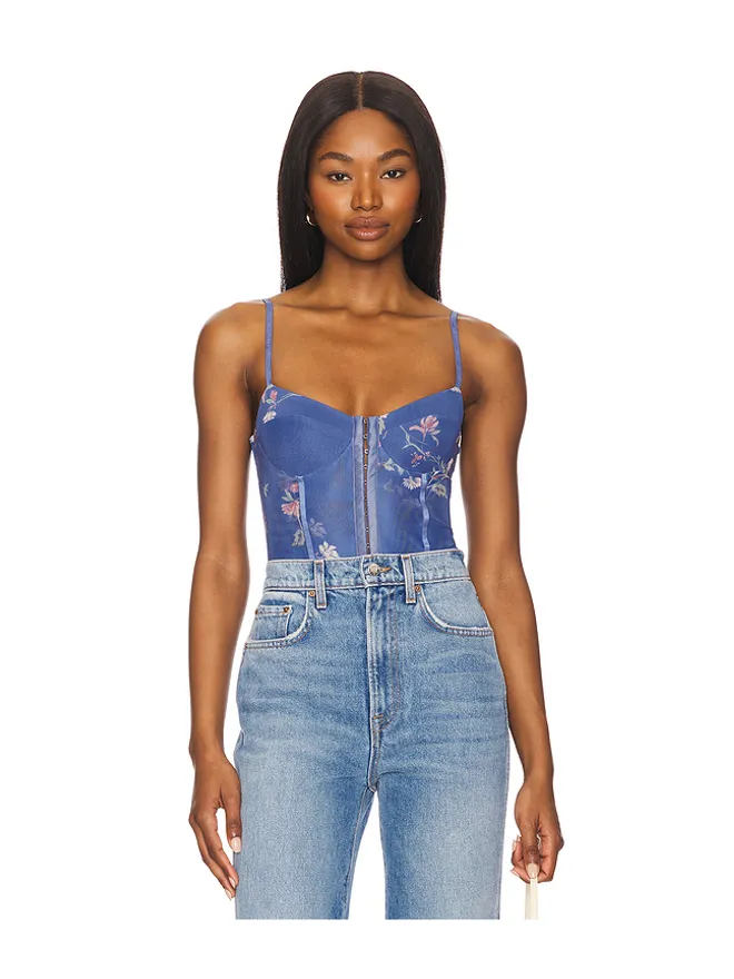 Free People Free People INTIMATELY FP PRINTED NIGHT RHYTHM プリントボディスーツの商品画像