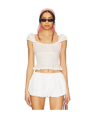Free People TOP スリーブレストップス - サムネイル1