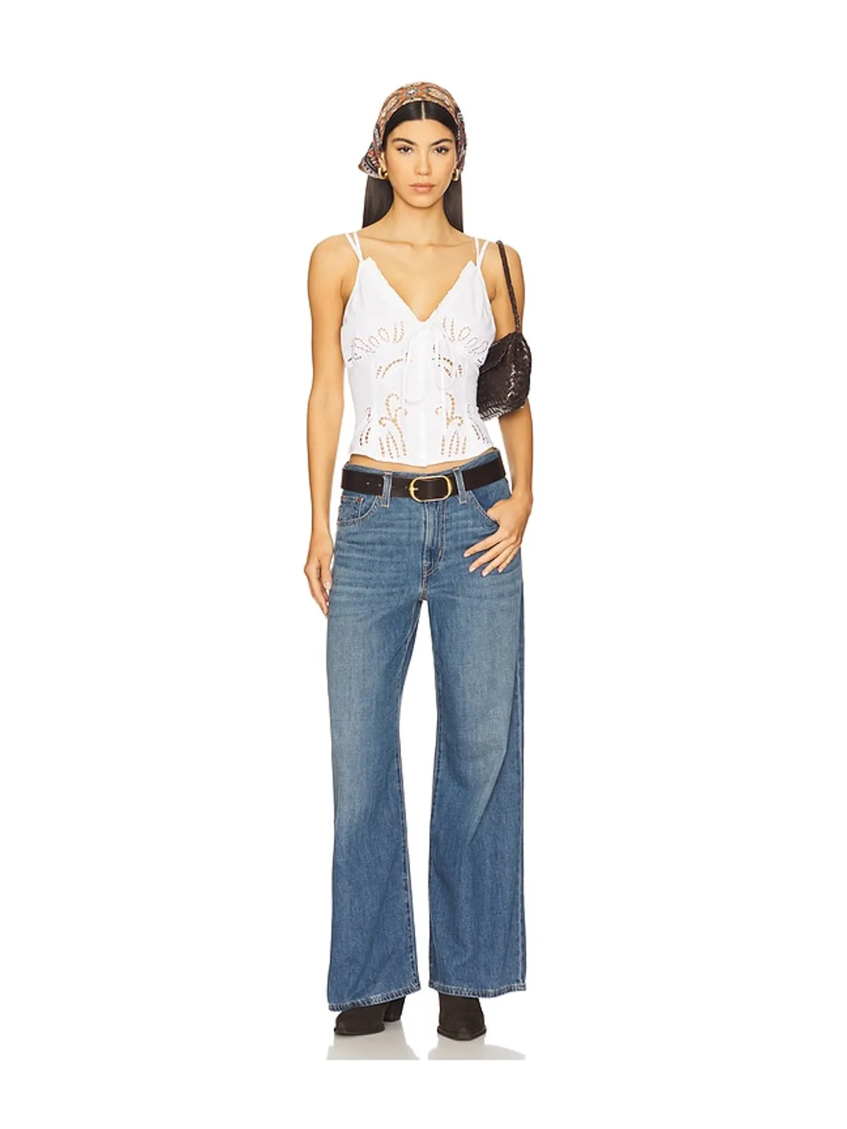 Free People SWEET SAMMI スリーブレストップス - 画像4