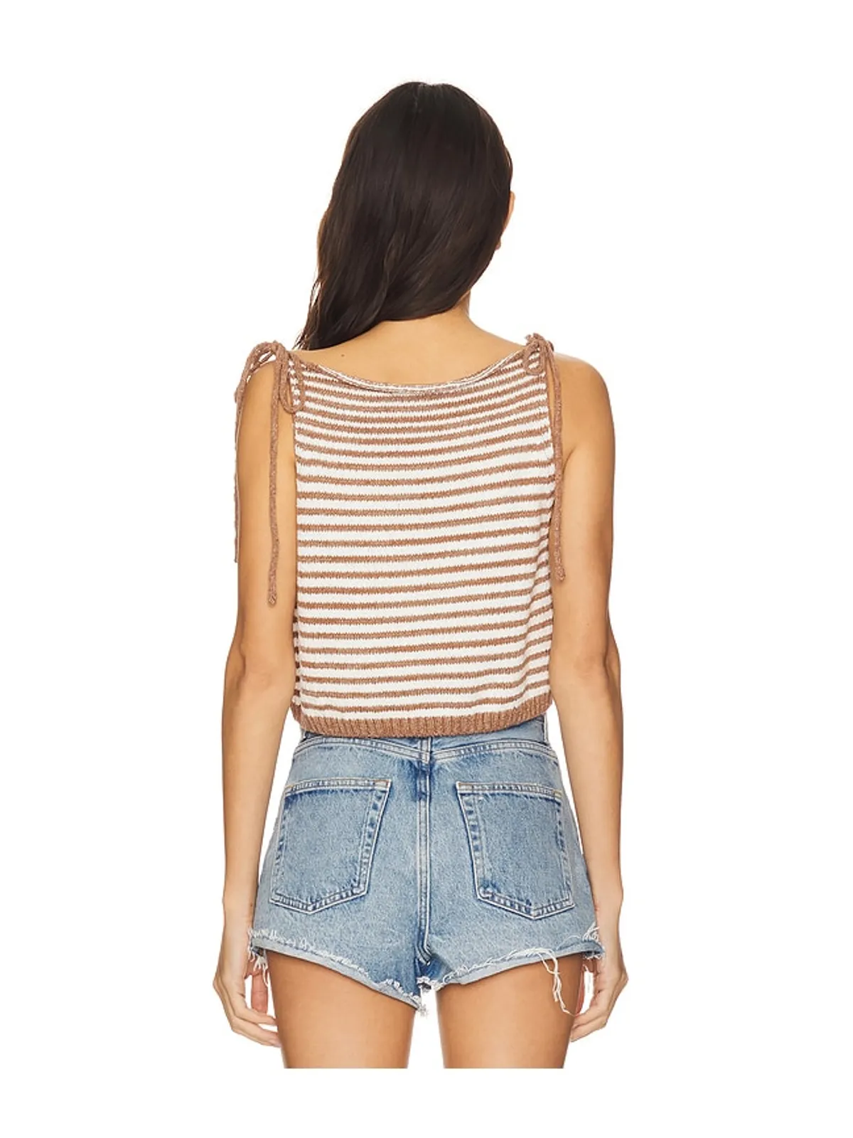 Free People CLAIRE スリーブレストップス - 画像3