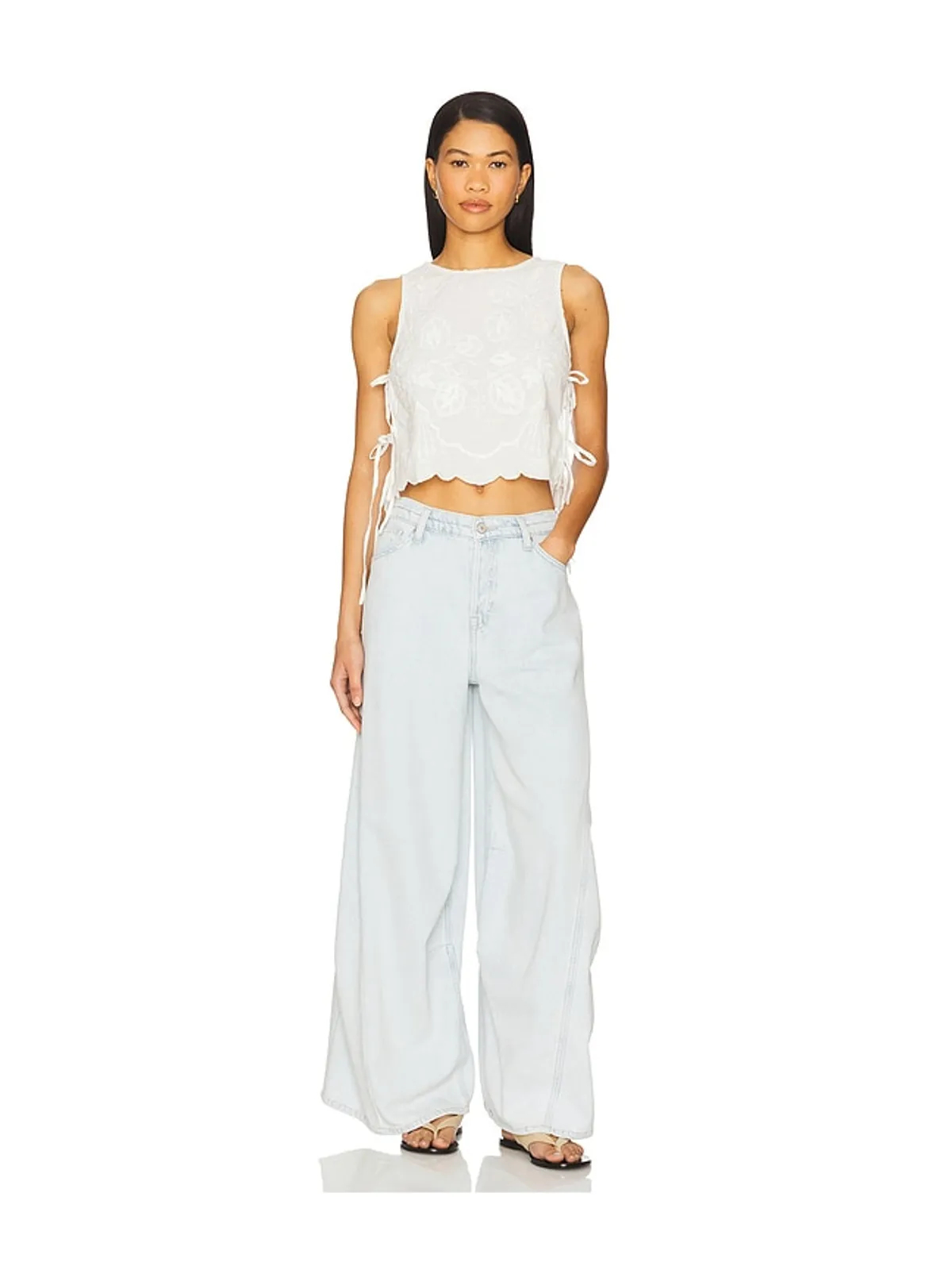 Free People TOP スリーブレストップス - 画像4