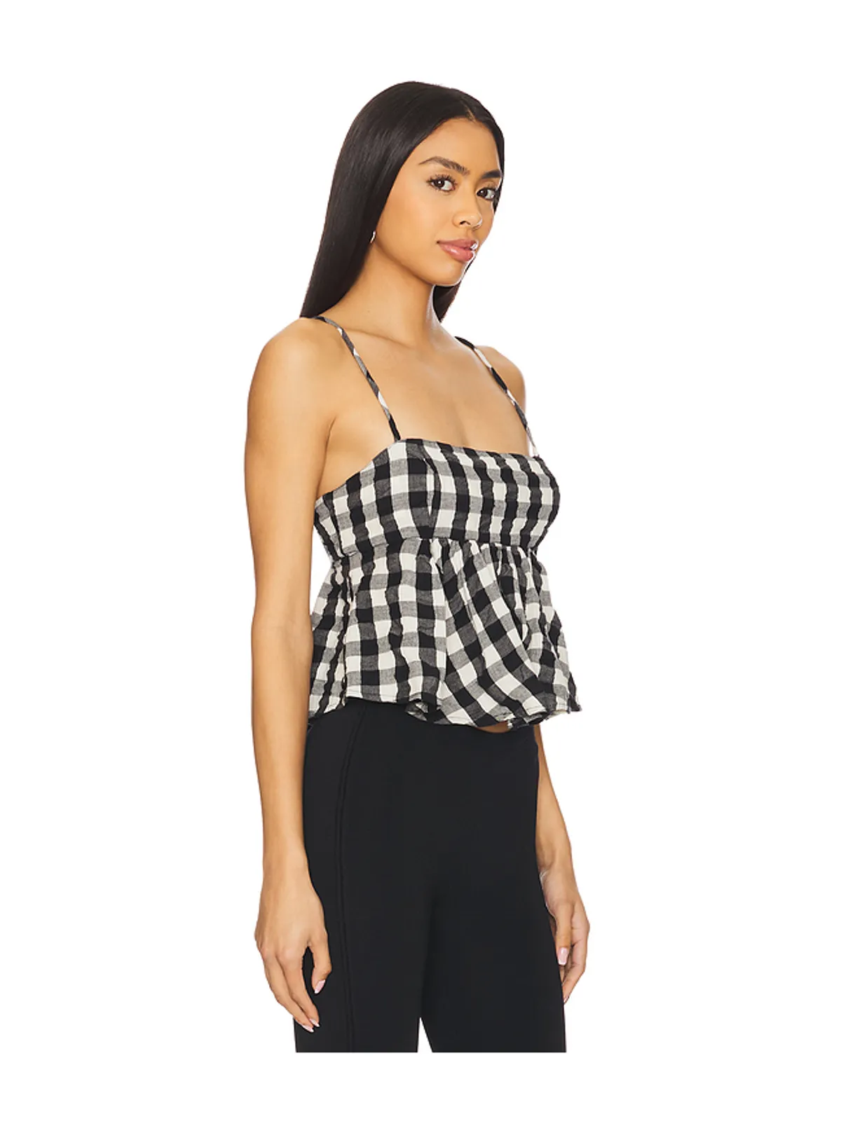 Free People FREE PEOPLE MIA プラッドタンク - 画像2