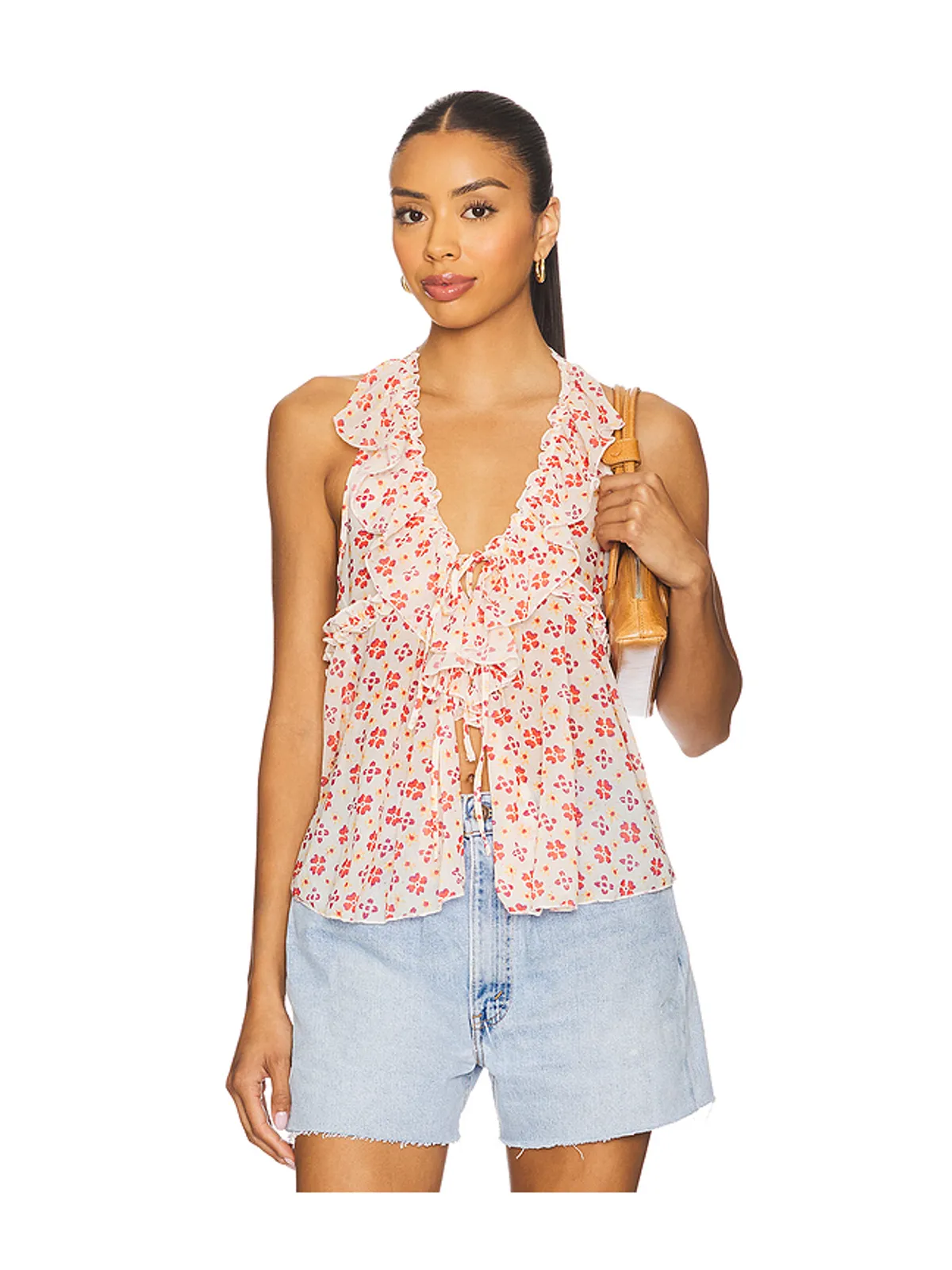Free People FEARLESS ニットタンクトップ - 画像1