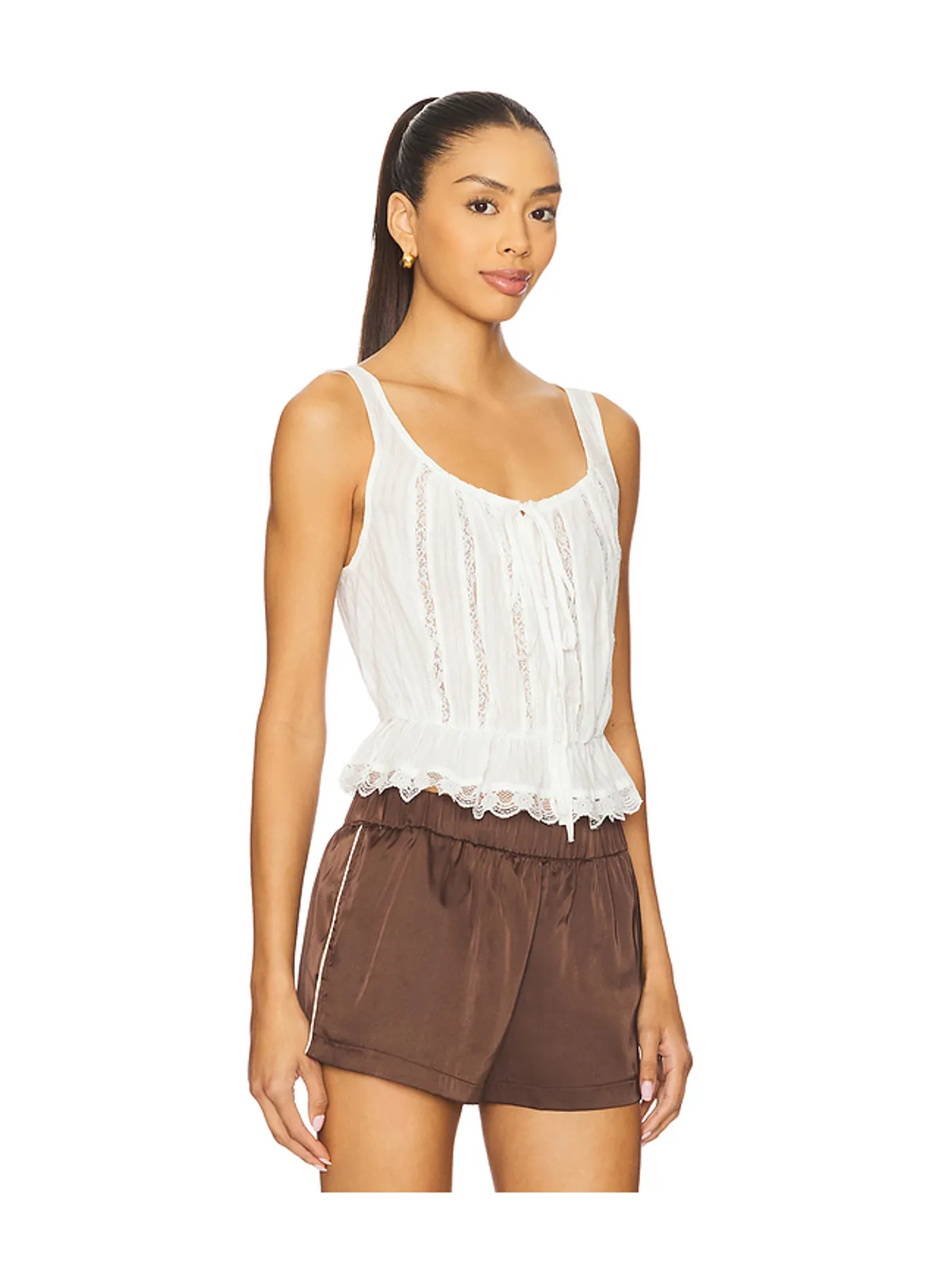 Free People ALANA レースタンクトップ - 画像2