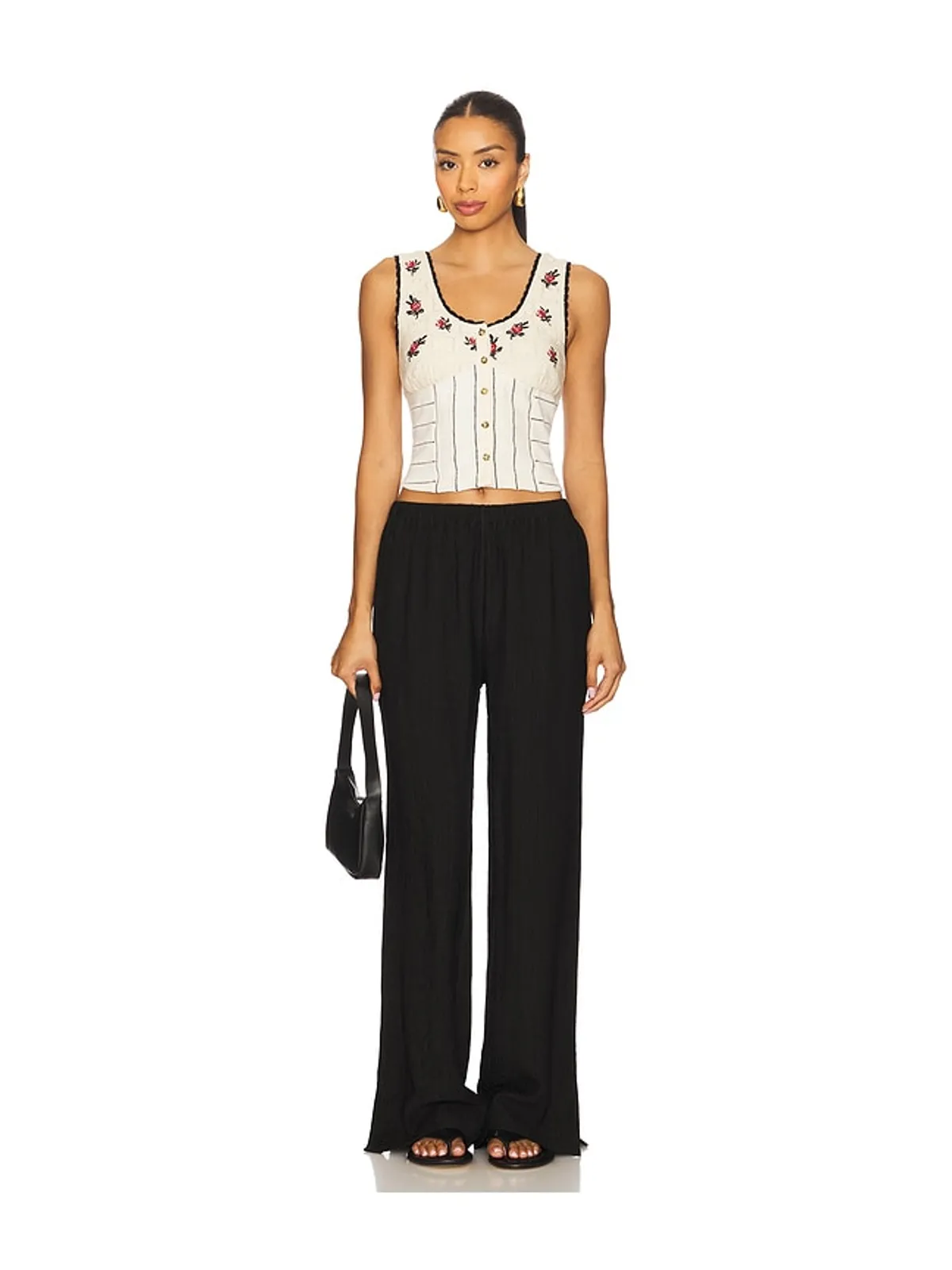 Free People ROSE BUD ニットトップ - 画像4