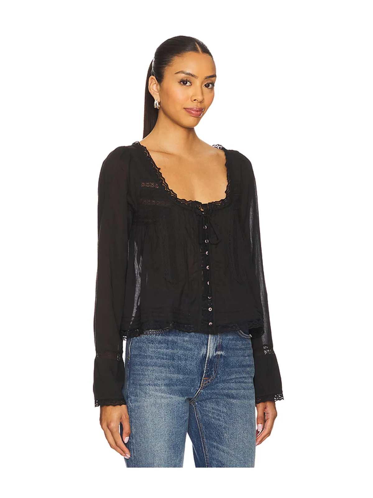 Free People LONGSLEEVE EVERMORE トップ - 画像2