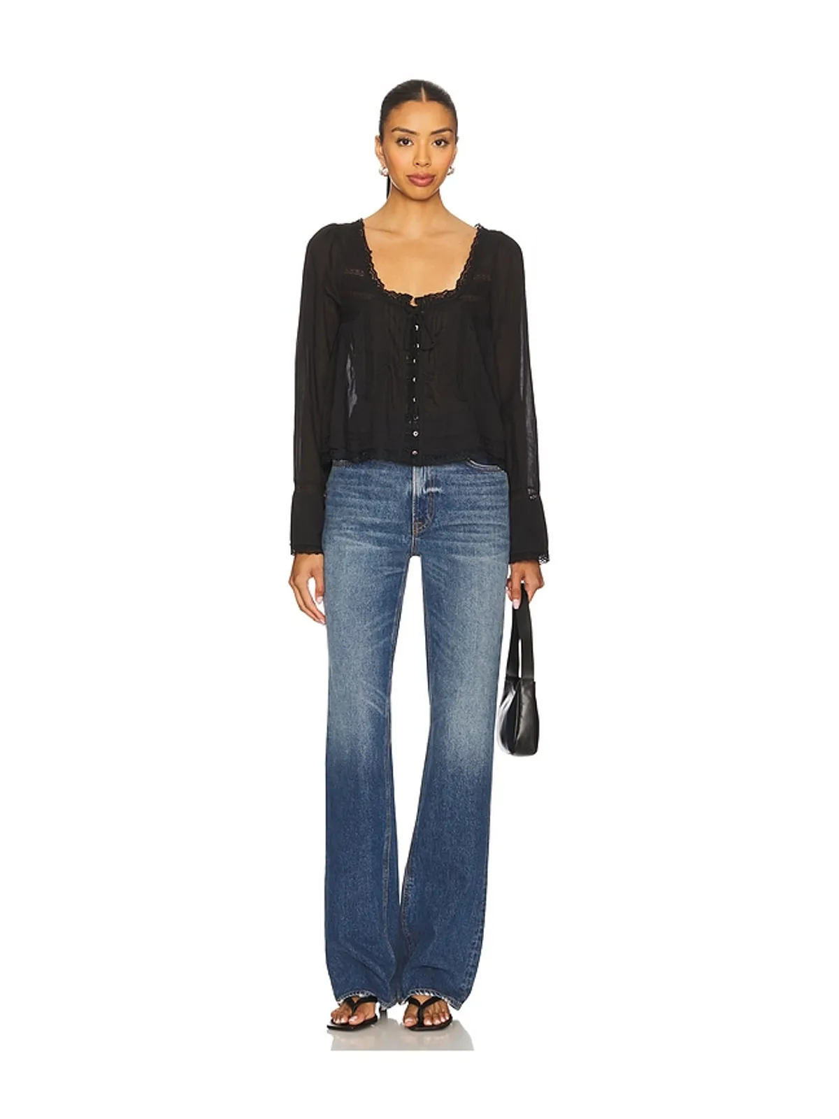 Free People LONGSLEEVE EVERMORE トップ - 画像4