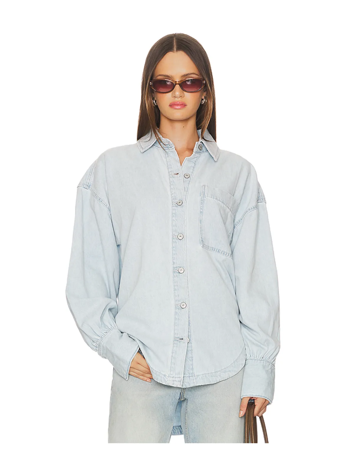 Free People ASHLEY デニムシャツ - 画像1