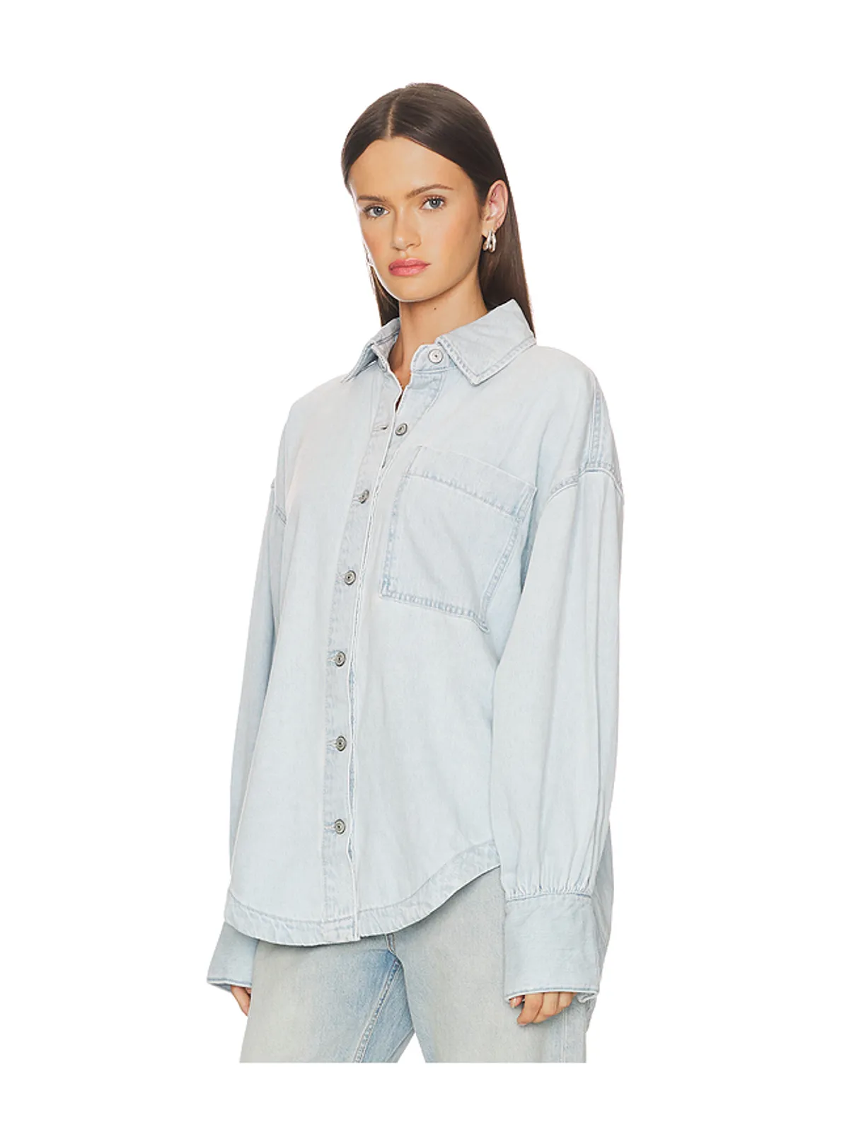 Free People ASHLEY デニムシャツ - 画像2