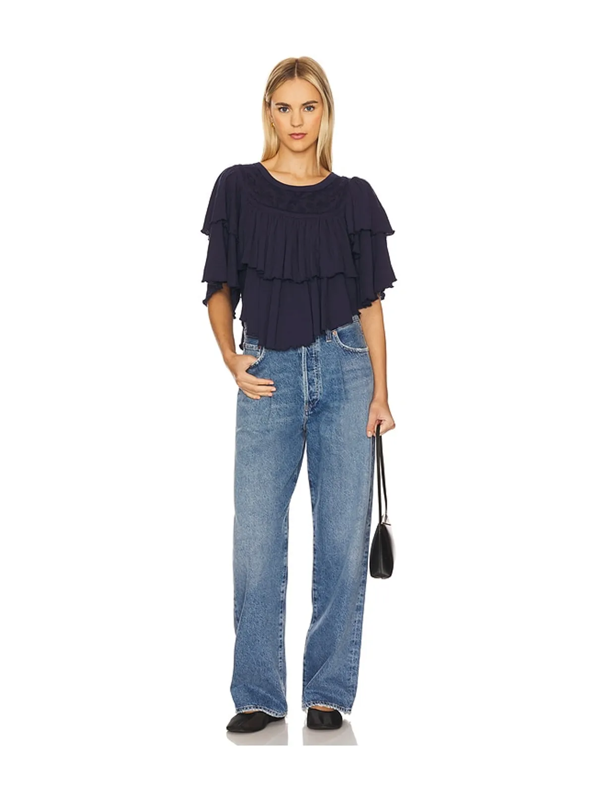 Free People ROSE PARTY Tシャツ - 画像4