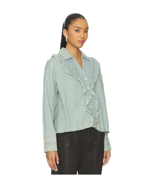 Free People TATTERED AND RUFFLED トップ - サムネイル2