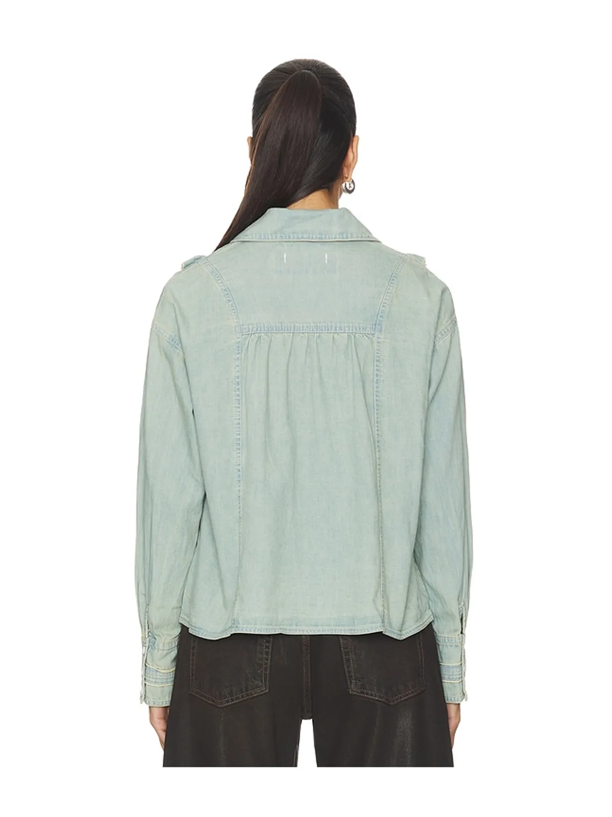 Free People TATTERED AND RUFFLED トップ - 画像3