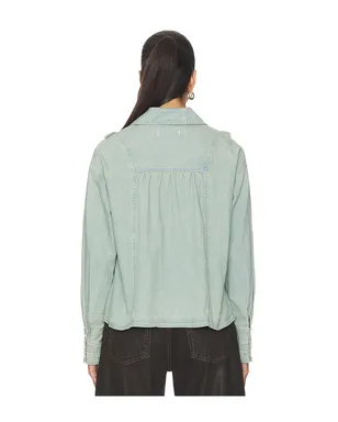 Free People TATTERED AND RUFFLED トップ - サムネイル3