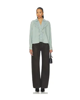 Free People TATTERED AND RUFFLED トップ - サムネイル4
