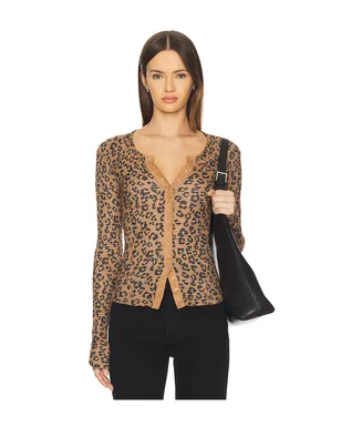 Free People Going Places Printed Cardi - サムネイル1