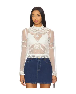 Free People FOREVER ROMANCE ブラウス - サムネイル1