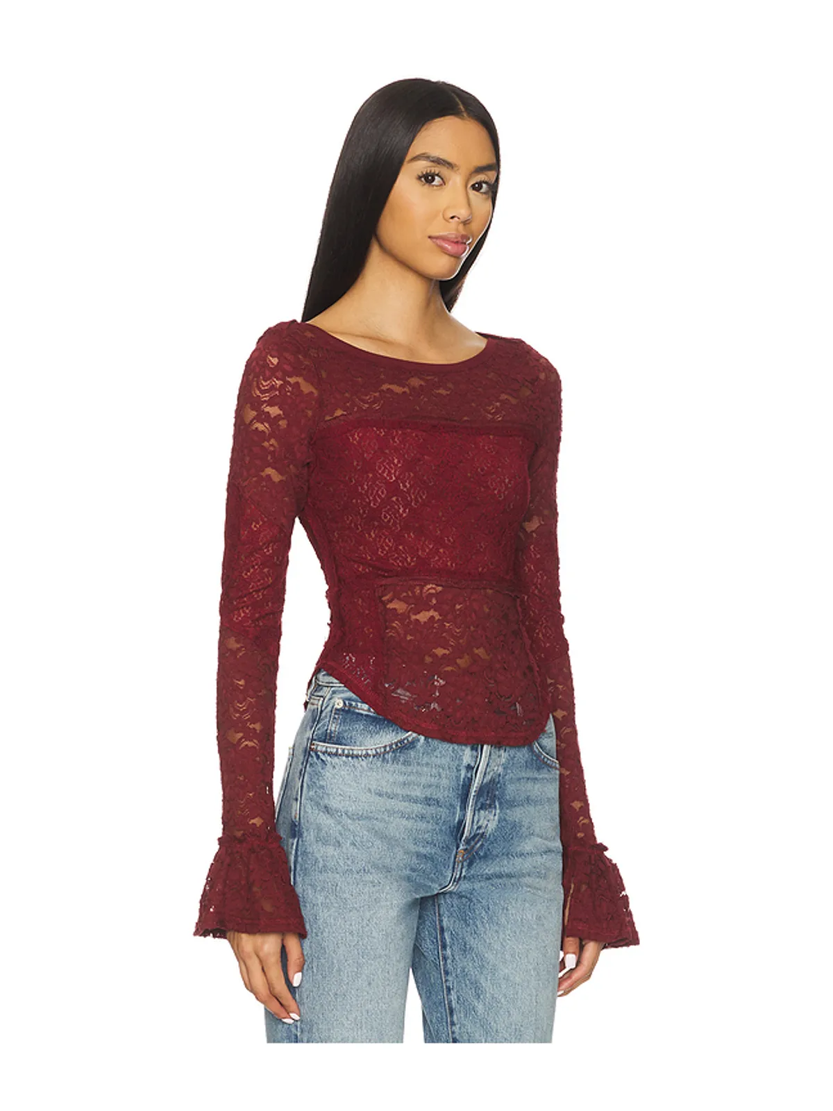 Free People レースレイヤリング長袖 - 画像2