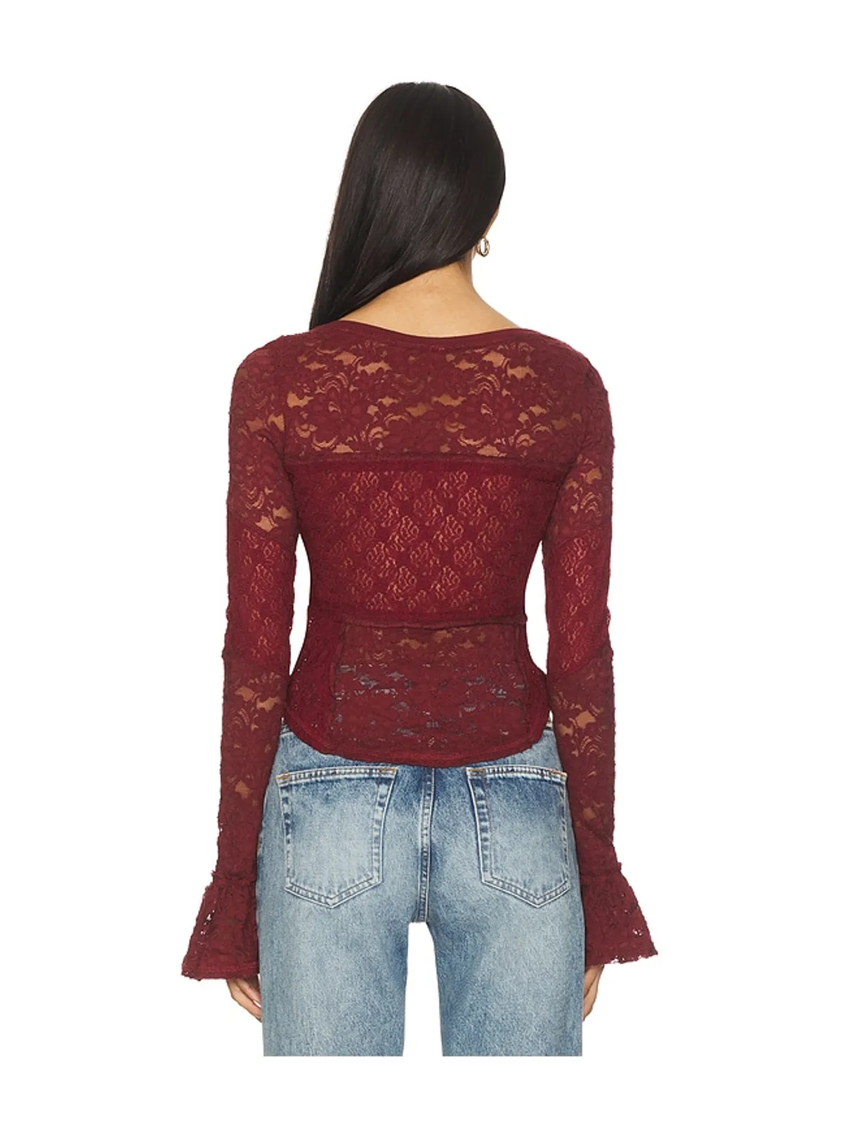 Free People レースレイヤリング長袖 - 画像3