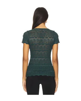 Free People ANGELINA レースTシャツ - サムネイル3