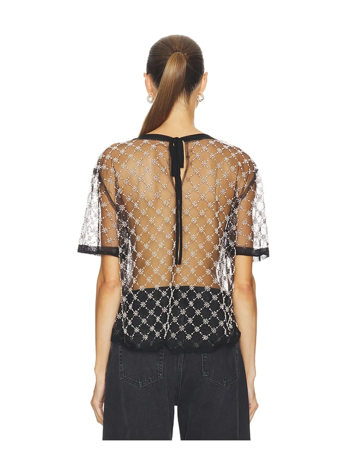 Free People LOIR 装飾付きニットトップス - 画像3