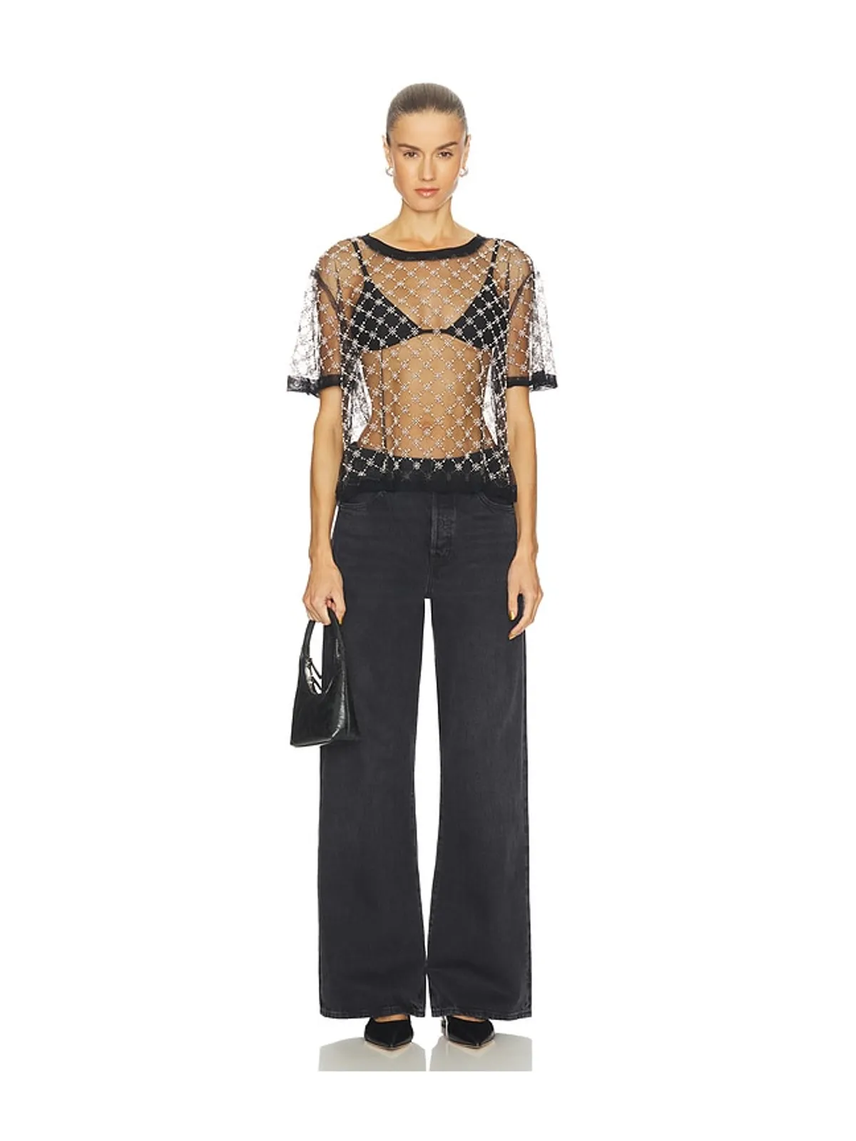 Free People LOIR 装飾付きニットトップス - 画像4