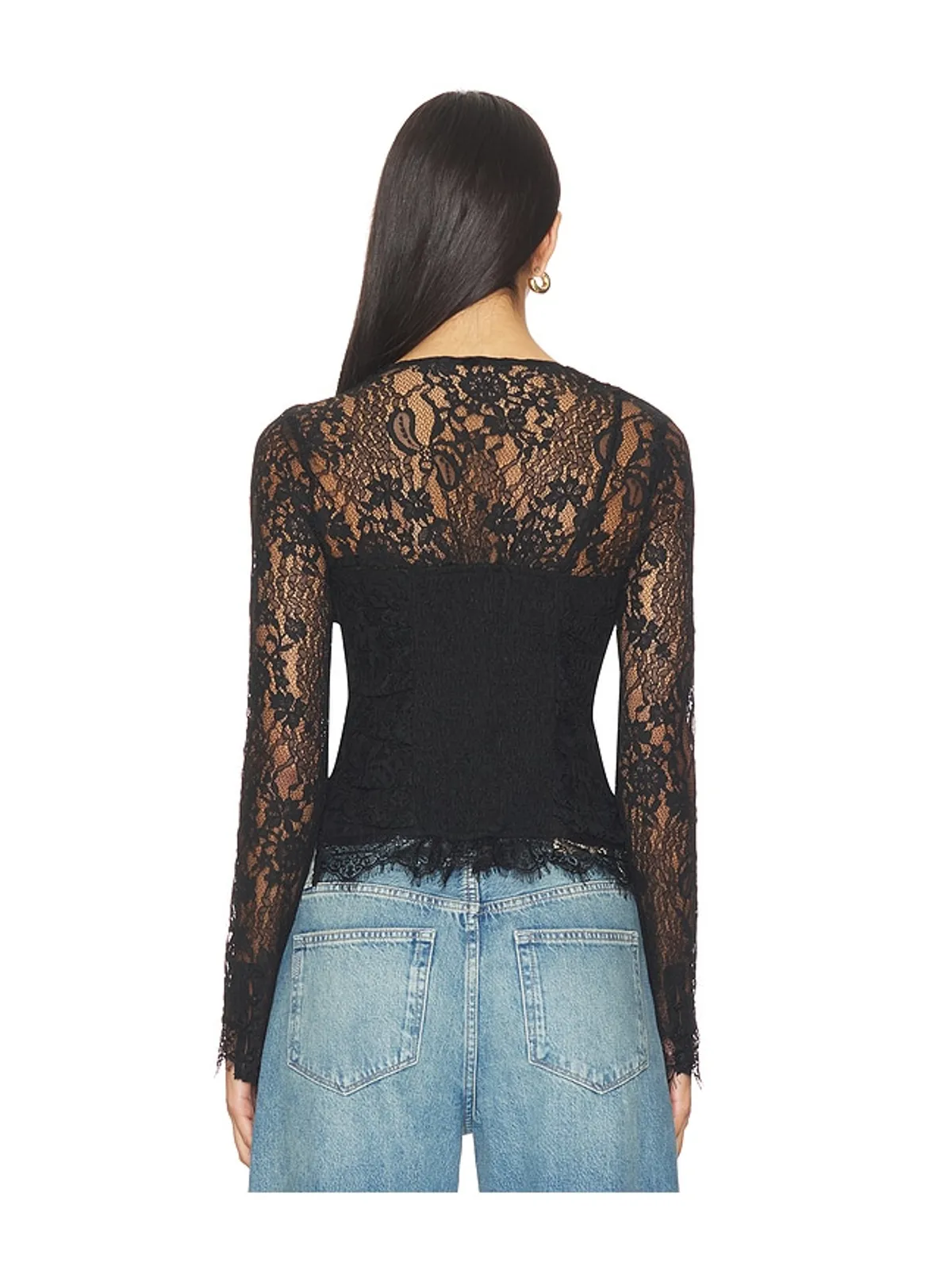 Free People PALOMA レーストップス - 画像3