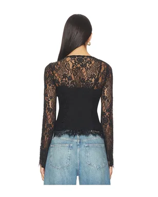 Free People PALOMA レーストップス - サムネイル3