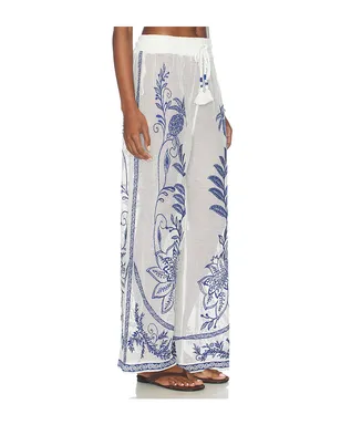 FARM Rio ワイドレッグ - White,Blue. - サムネイル2