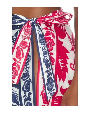 FARM Rio CASHEW AND BIRDS サロン - Blue,Red. - サムネイル6