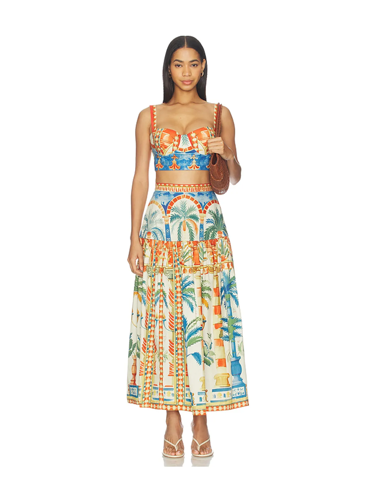 Falguni Shane Peacock TERRACOTTA OASIS ドレス - 画像1