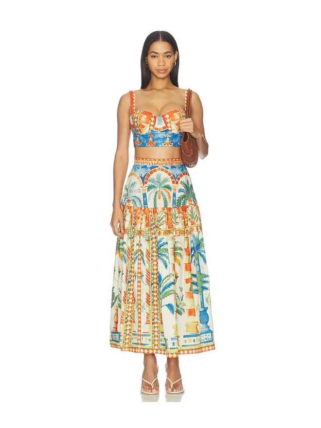 Falguni Shane Peacock Falguni Shane Peacock TERRACOTTA OASIS ドレスの商品画像