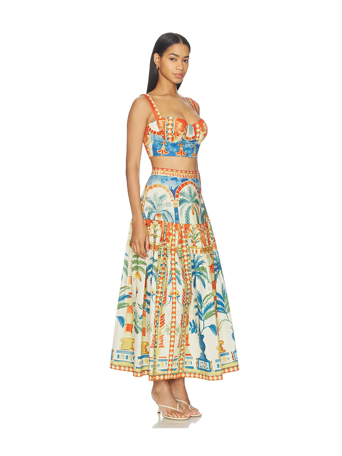 Falguni Shane Peacock TERRACOTTA OASIS ドレス - 画像2