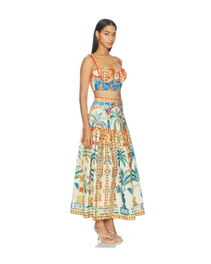 Falguni Shane Peacock TERRACOTTA OASIS ドレス - サムネイル2