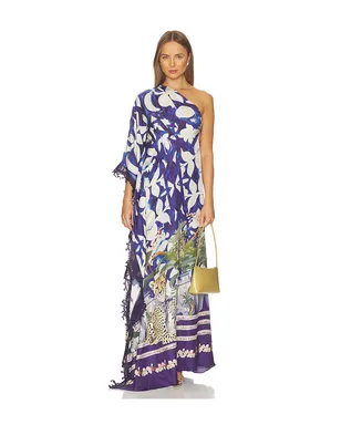 Falguni Shane Peacock PEACOCK CHATEAU CHEETAH ドレス - サムネイル2