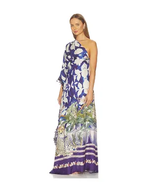 Falguni Shane Peacock PEACOCK CHATEAU CHEETAH ドレス - サムネイル3