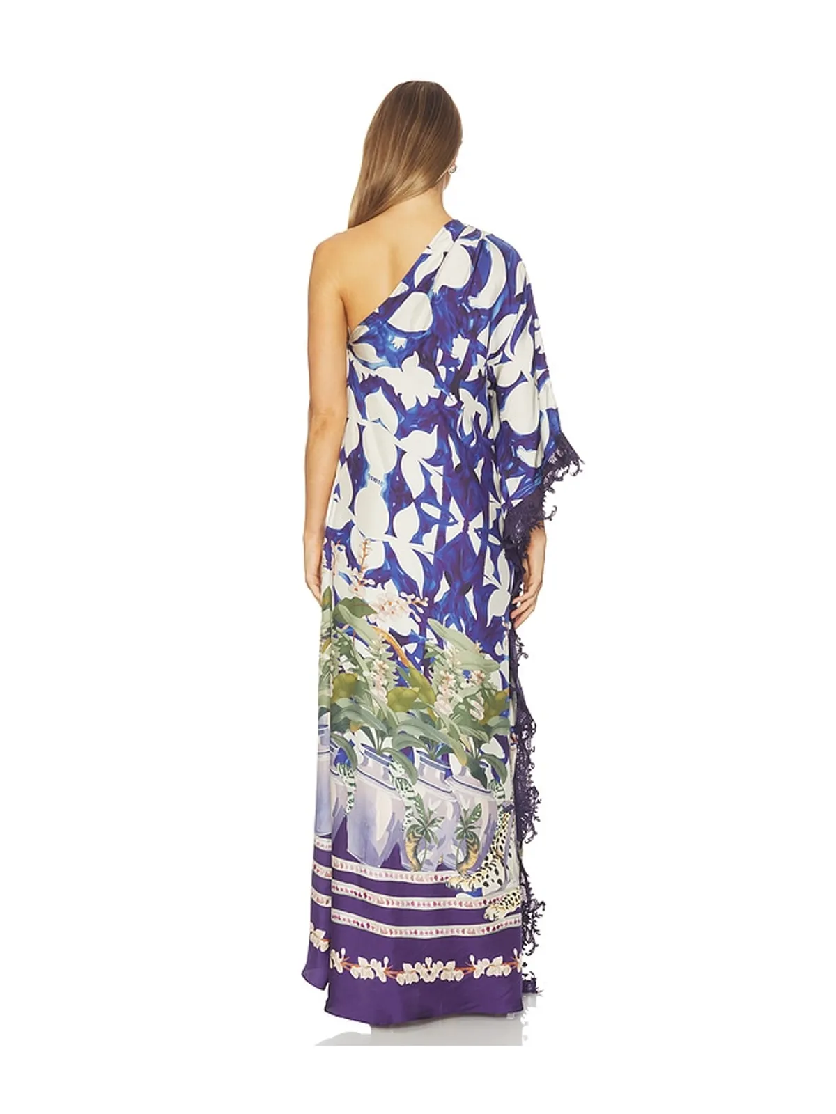 Falguni Shane Peacock PEACOCK CHATEAU CHEETAH ドレス - 画像4